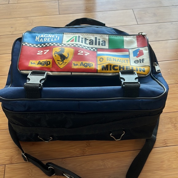 Vintage One of a Kind Rare Motorsports Bag Backpack Carry On Rare - Picture 4 of 10